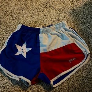 Shorts, America flag pattern,size medium